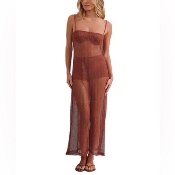 NWT Vix Mesh Emma Long swim Cover Up size Medium